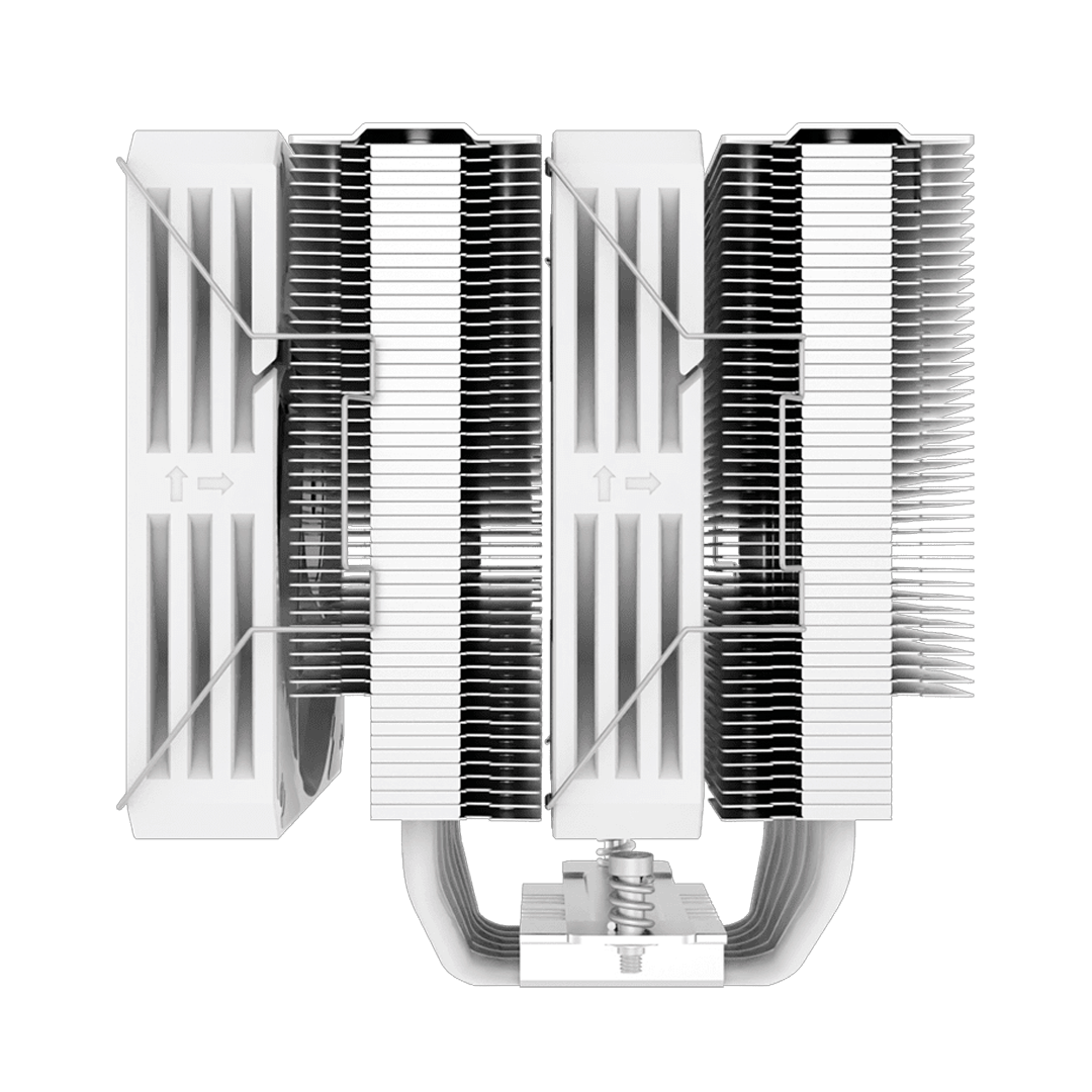 DISIPADOR FAN  TORRE TWIN 600 BLANCO GAMEMAX SOCKET 1700 Y AM5-3