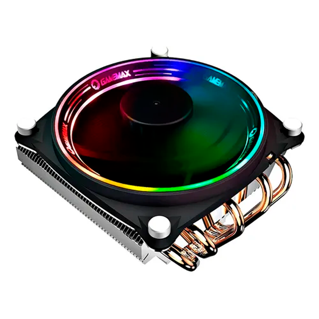 DISIPADOR FAN TORRE GAMMA 300  GAMEMAX NEGRO  RAINBOW *351*