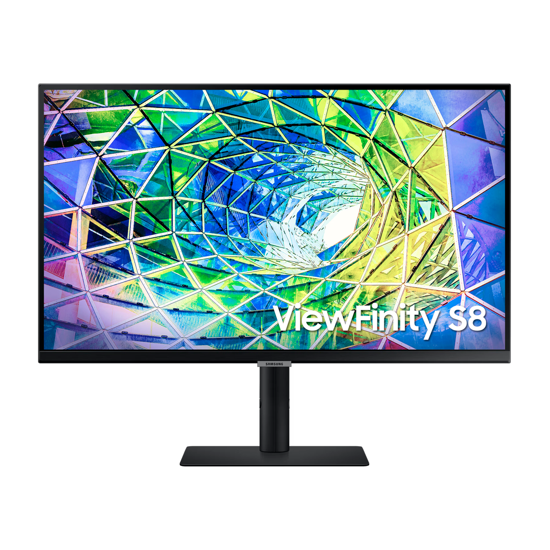MONITOR SAMSUNG 27'' GAMING VIEW INFINITY S8 4K 3849X2160 60HZ IPS NEGRO BASE GIRATORIA 90 GRADOS-1