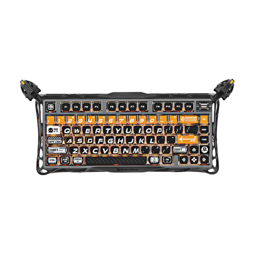 TECLADO MERCURY K1 PRO  GSK1PRO BO BLK 75% CYBERFLARE