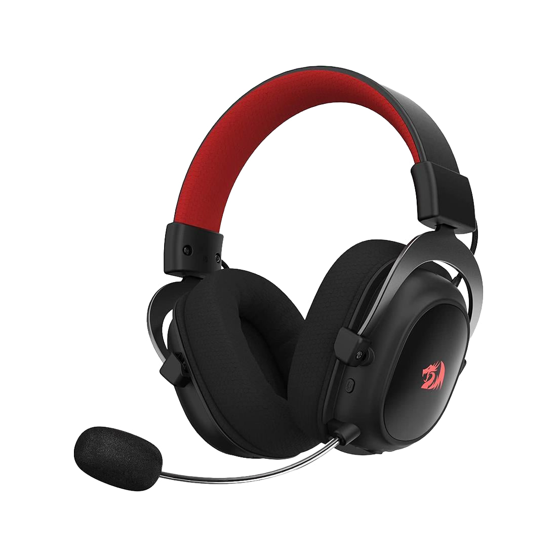 Audífonos gaming inalámbricos Redragon Zeus Pro H510 RGB en color negro con micrófono desmontable y sonido envolvente 7.1 - Laptop Express Caracas
