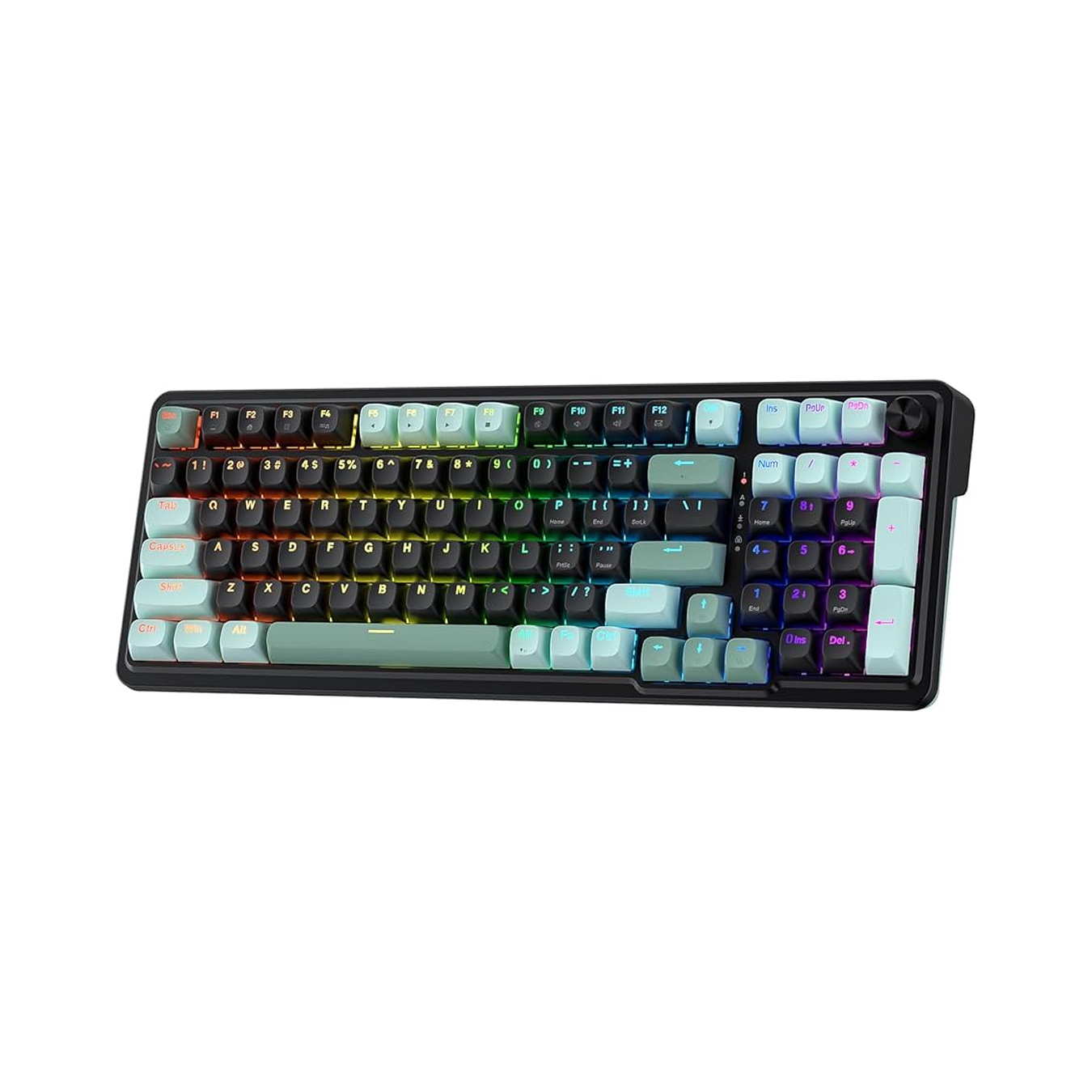 TECLADO MECANICO REDRAGON EISA PRO WIRED MAGNETICO WHITE-BLUE K686BG-RGB ESPAÑOL