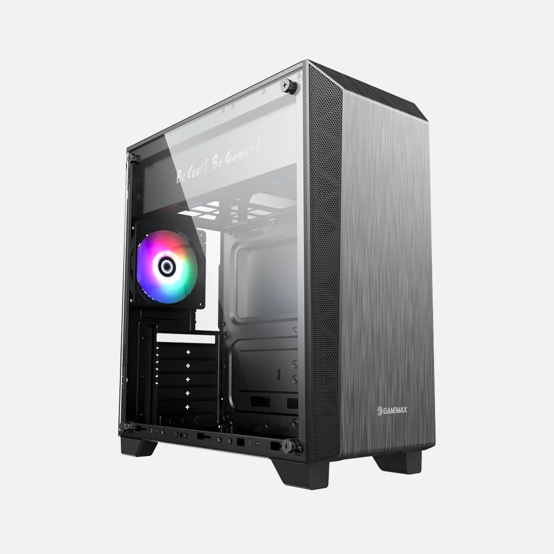 Case Gamer GameMax Nova N5 con ventana lateral y soporte ATX para ensambles de PC en Caracas - Laptop Express