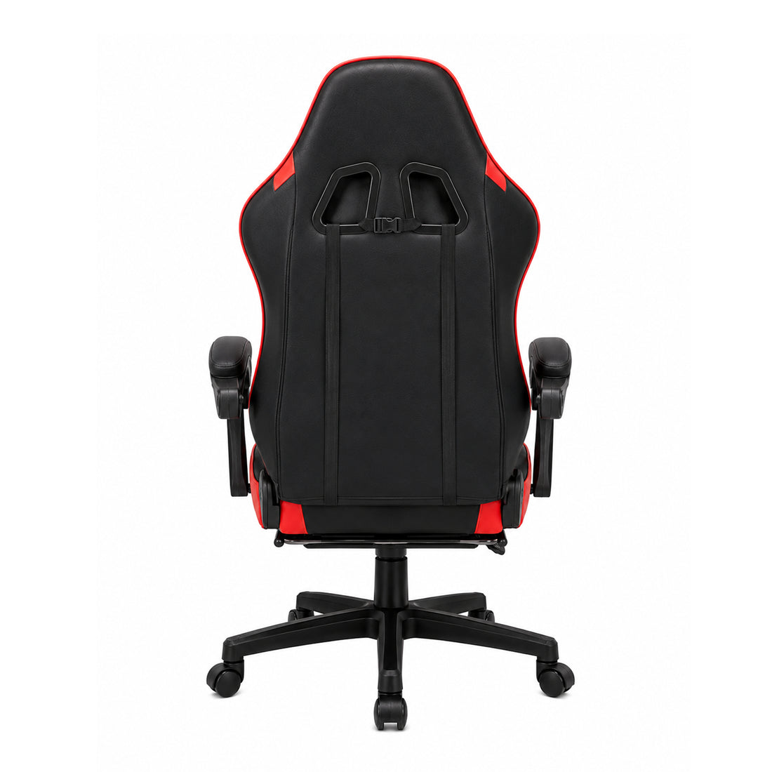 Silla Gamer Ergonomica Calax D1145 | Reposapiés | Cojín Masajeador | Reclinable 140° - Red Black - Laptop Express-3