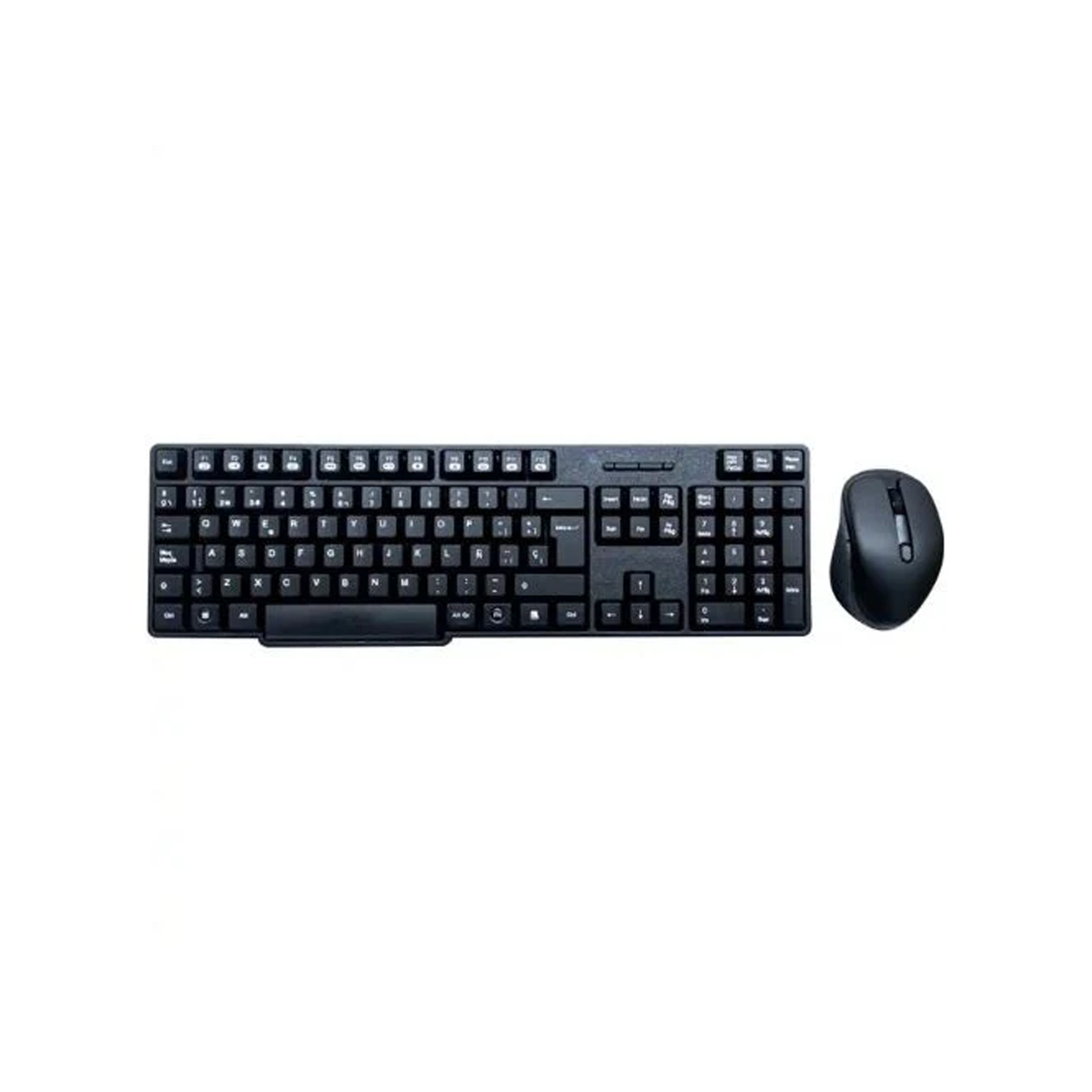 Combo JEMIP JPKM-100 con teclado en español y mouse óptico de 1200 DPI color negro - Laptop Express Caracas