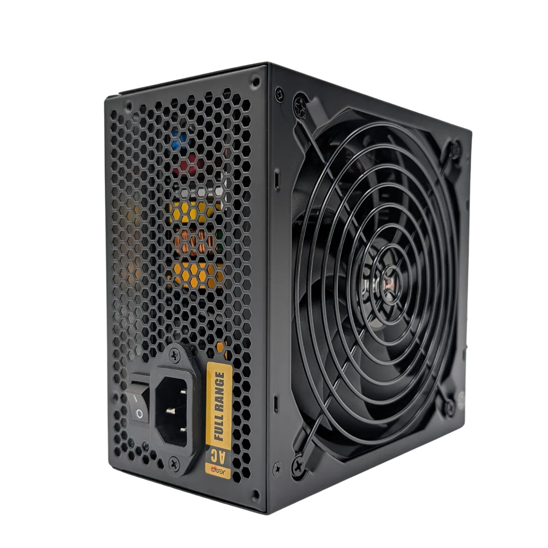 Fuente de poder para PC de escritorio JEMIP de 650w con certificacion de eficiencia 80 plus bronze proteccion electrica avanzada color negra - Laptop Express Caracas