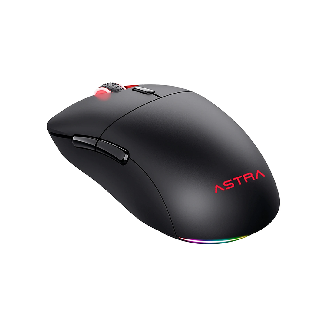 MOUSE ASTRA HYBRID MO512W RGB 10.000 DPI / INALAMBRICO 2.4G / WIRED / BT 5.4-4