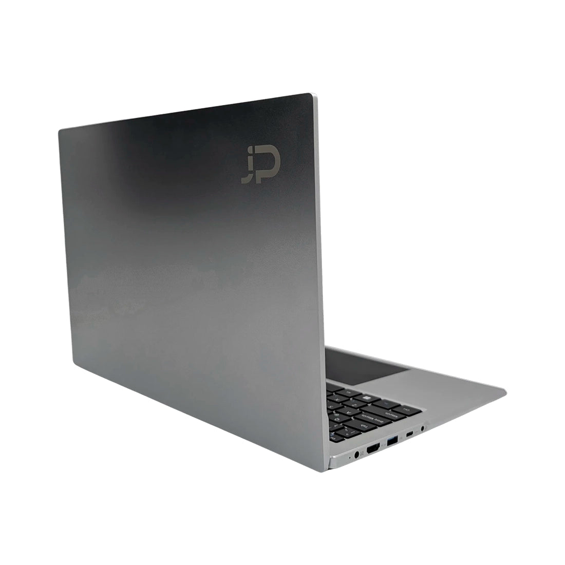 Laptop Jemip Swift 4020 abierta mostrando pantalla Full HD con panel IPS y diseño delgado plateado - Laptop Express Caracas