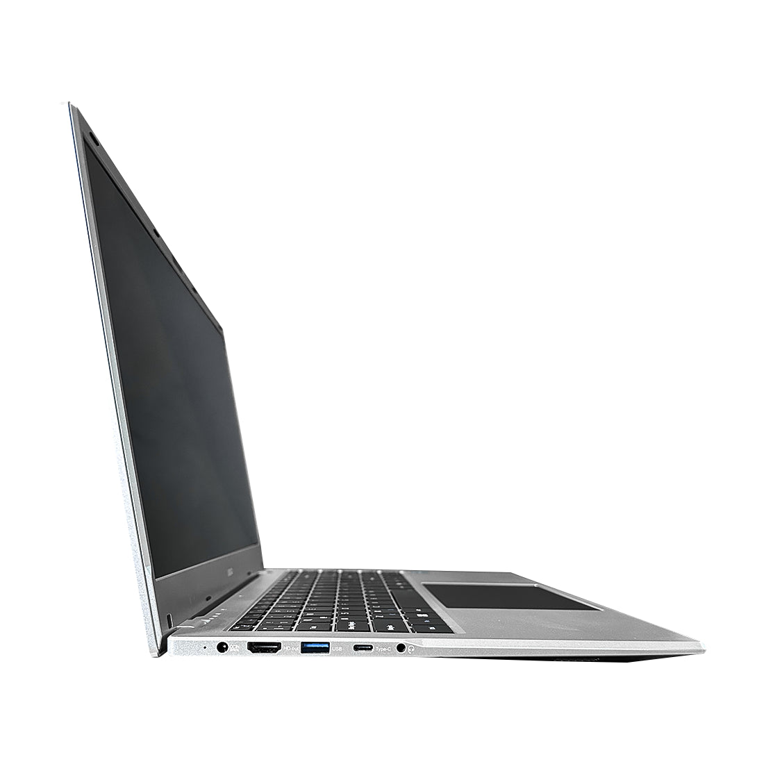 Laptop Jemip Swift 4020 abierta mostrando pantalla Full HD con panel IPS y diseño delgado plateado - Laptop Express Caracas