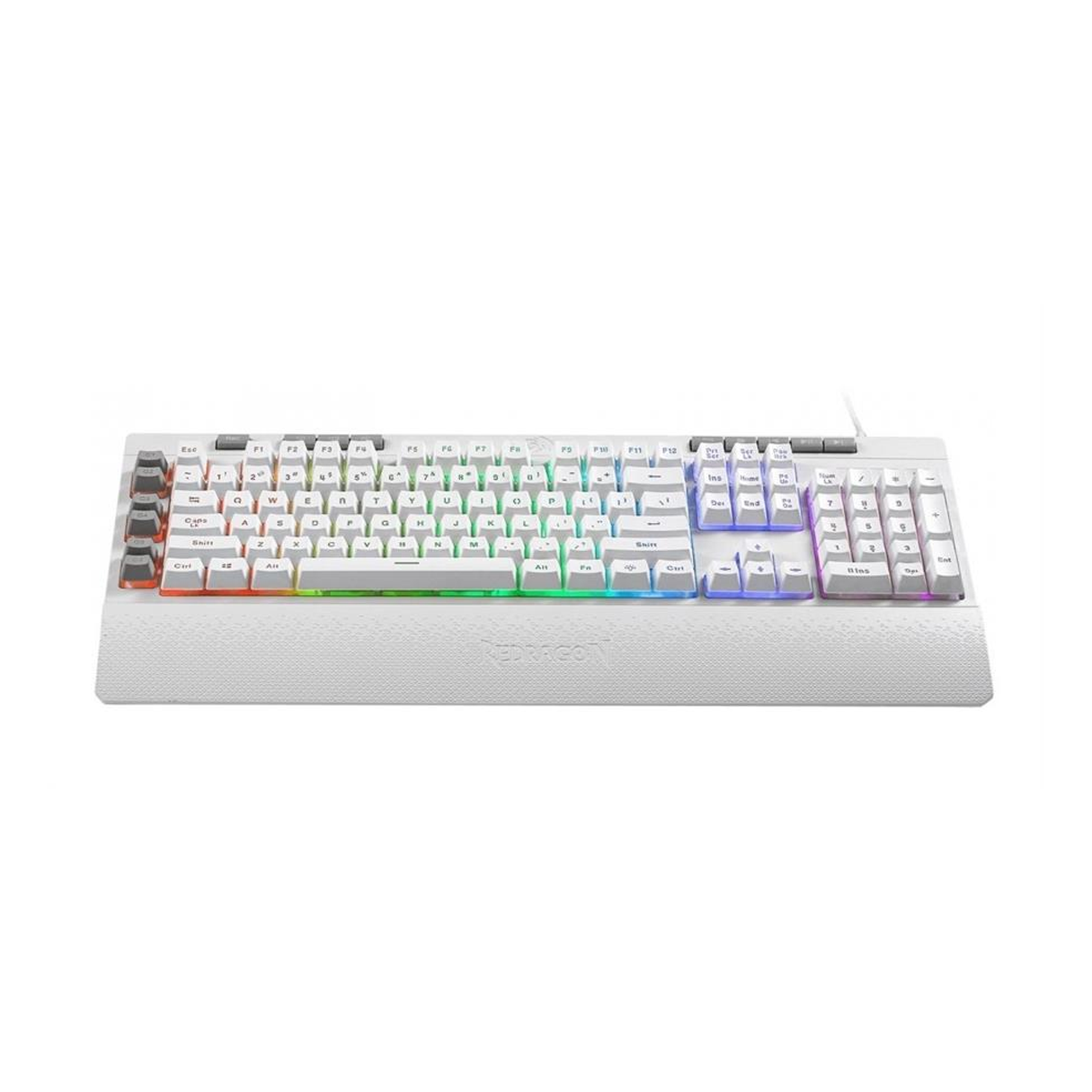 TECLADO SHIVA  MEMBRANA  REDRAGON BLANCO-2