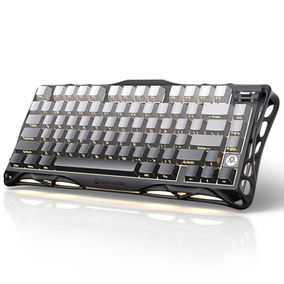 TECLADO  MERCURY K1 GSK1 GBLK 75% GRAVASTAR 6972448922906