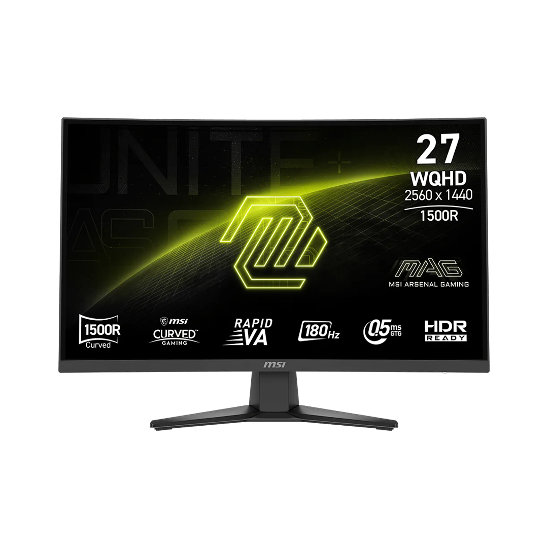 MONITOR MSI MP275CQF  "27 " 2560×1440 DP/HDMI  2K 180HZ PANEL VA-1