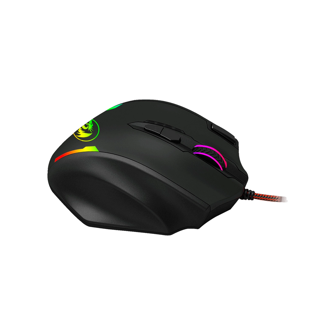 MOUSE REDRAGON IMPACT RGB NEGRO M908 CON MACRO-3