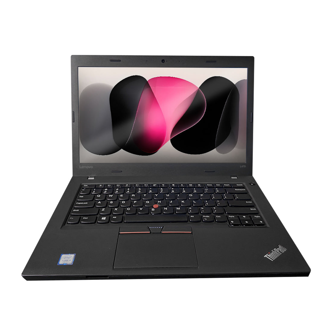 Laptop corporativa Lenovo ThinkPad L470 reacondicionada con procesador Intel Core i5 de 7ma generacion, 8GB de memoria RAM y disco solido de 128GB M.2 - Laptop Express Caracas