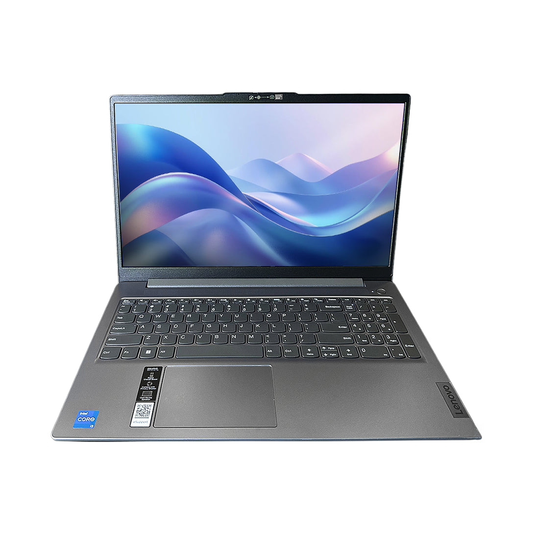 Laptop Lenovo IdeaPad 1 gris abierta mostrando pantalla Full HD y procesador Intel Core i3 de 8 núcleos - Laptop Express Caracas