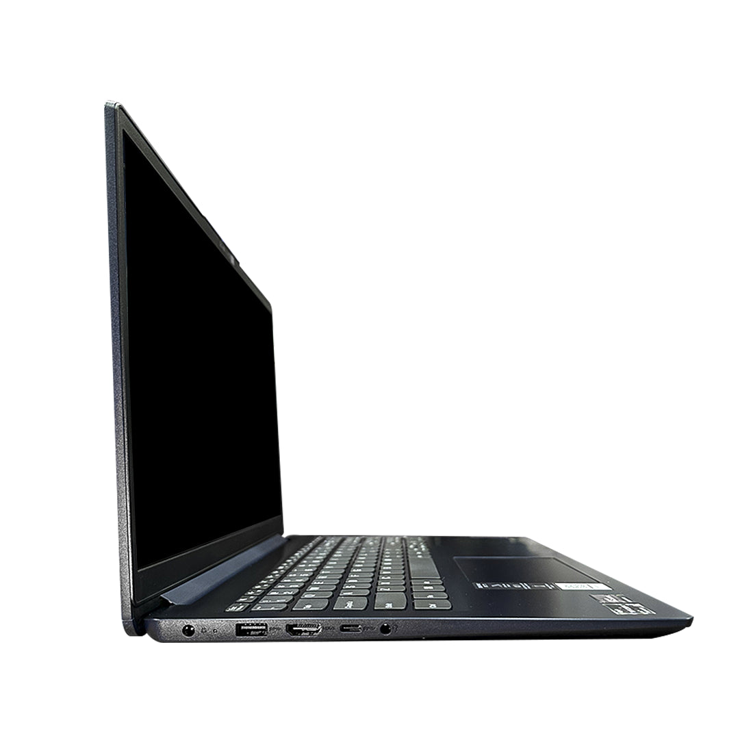 Laptop Lenovo IdeaPad 1 gris abierta mostrando pantalla táctil de 15.6 pulgadas y procesador AMD Ryzen 5 - Laptop Express Caracas