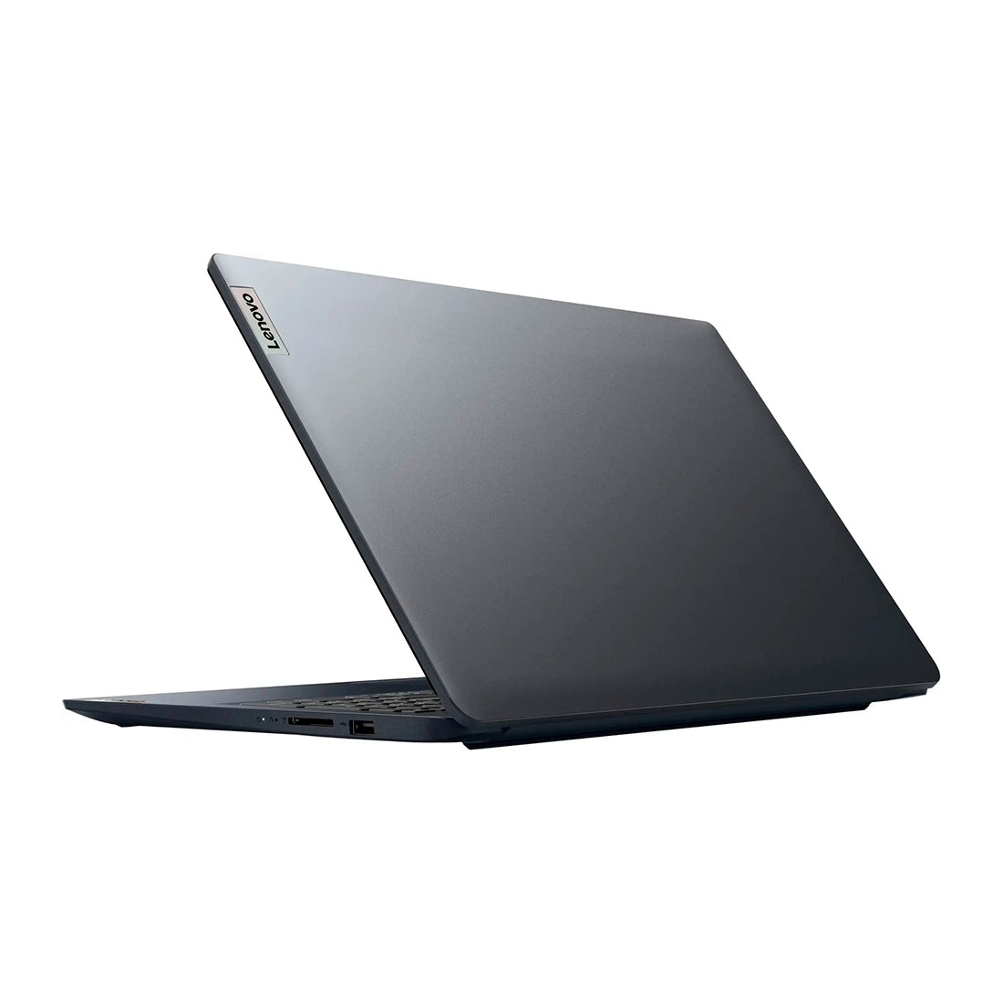 Laptop Lenovo IdeaPad 1 gris abierta mostrando pantalla táctil de 15.6 pulgadas y procesador AMD Ryzen 5 - Laptop Express Caracas