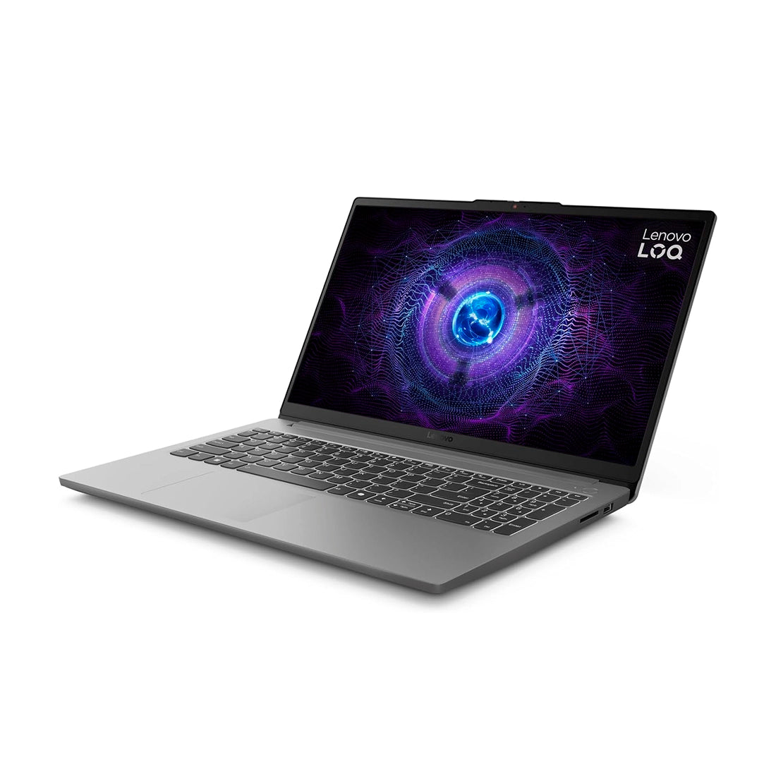 Laptop Lenovo LOQ 15 gris con teclado retroiluminado, tarjeta de video RTX 2050 y procesador i5 de serie HX - Laptop Express Caracas