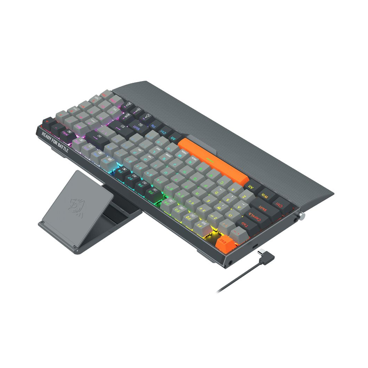 TECLADO MECANICO REDRAGON OLAF NEGRO - GRIS K648GG-RGB-4