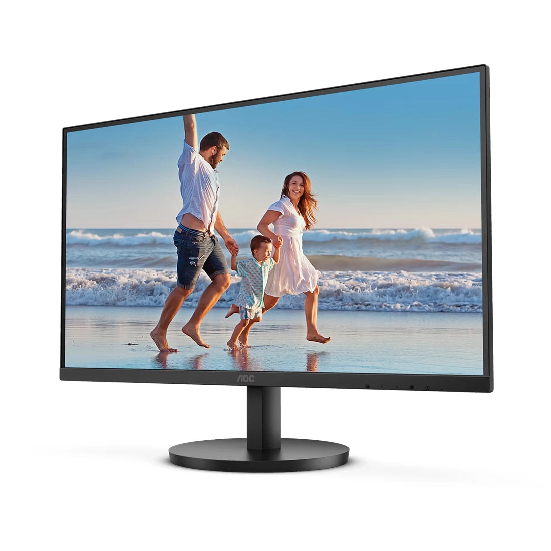 Monitor AOC 24B3H de 24 pulgadas Full HD con diseño sin bordes y 75Hz de tasa de refresco - Laptop Express Caracas