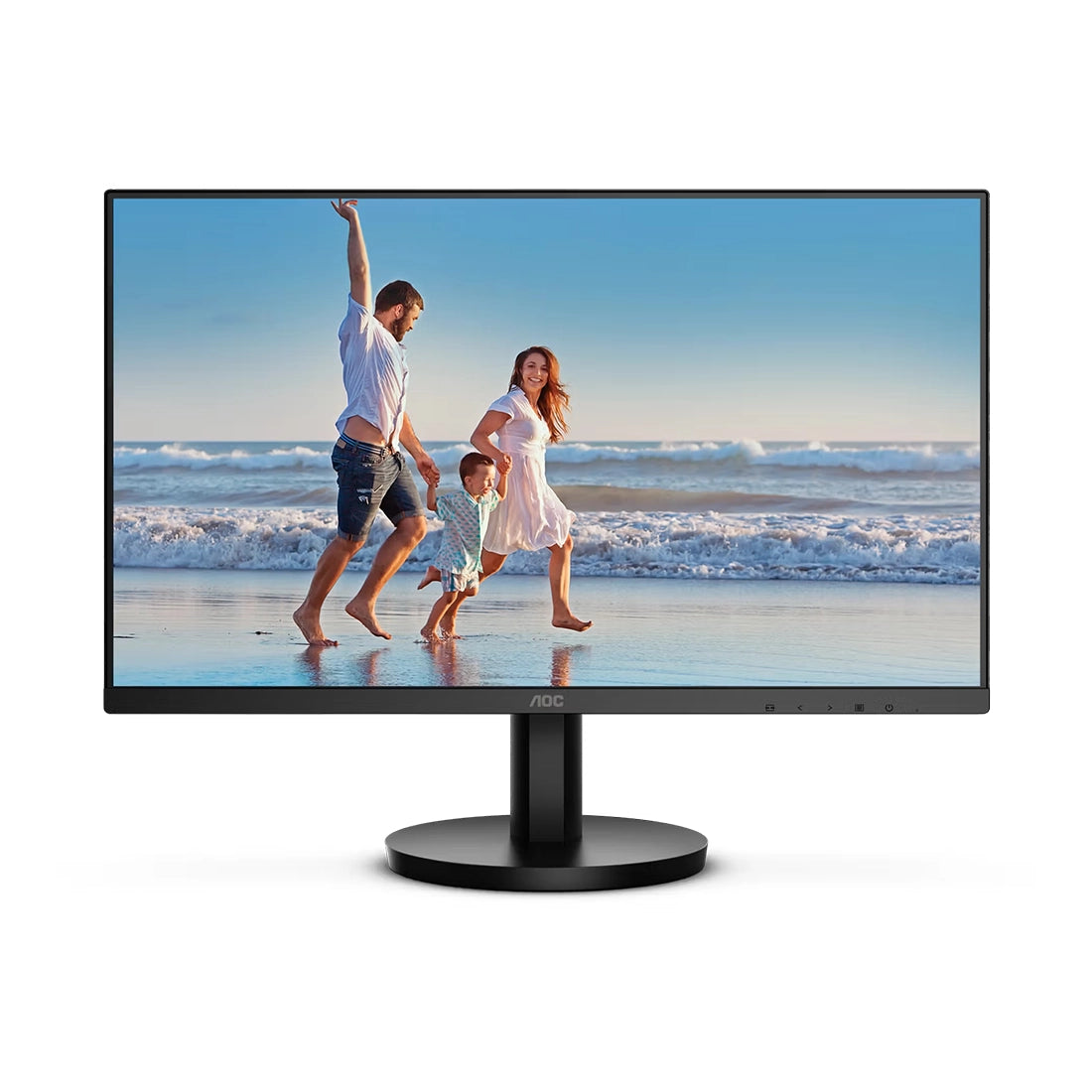 Monitor AOC 24B3H de 24 pulgadas Full HD con diseño sin bordes y 75Hz de tasa de refresco - Laptop Express Caracas