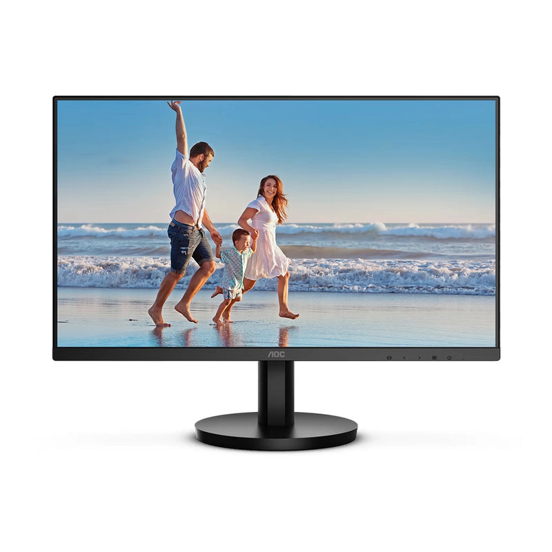 Monitor AOC 24B3H de 24 pulgadas Full HD con diseño sin bordes y 75Hz de tasa de refresco - Laptop Express Caracas