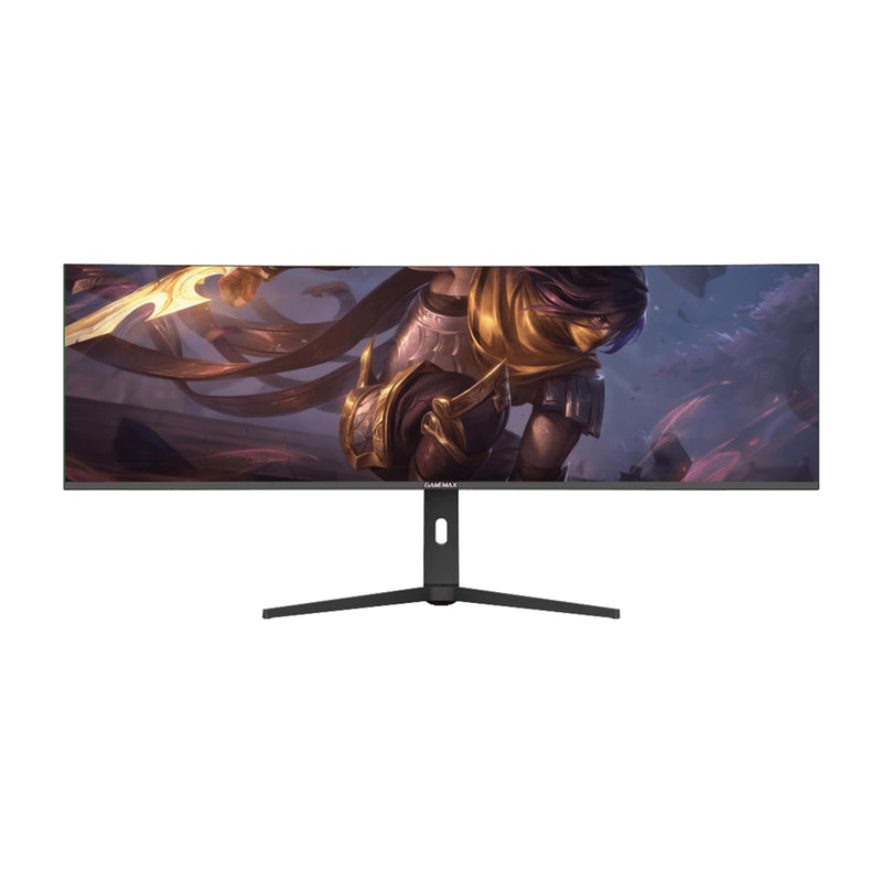 Monitor Super Ultra-Wide GameMax de 49 pulgadas curvo resolución 5K 5120x1440 con 144Hz de tasa de refresco - Laptop Express Caracas
