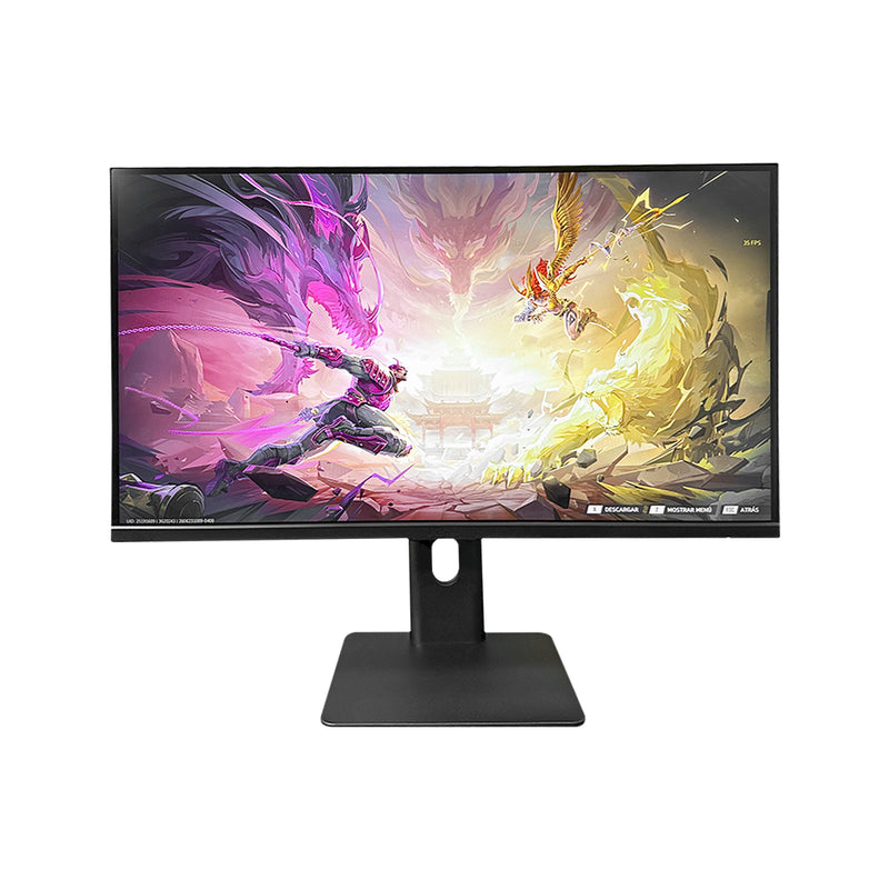 Monitor profesional para oficina JEMIP 27 pulgadas Office Omega Prime con resolucion 4K UHD 3840x2160 panel IPS y puertos HDMI DP - Laptop Express Caracas