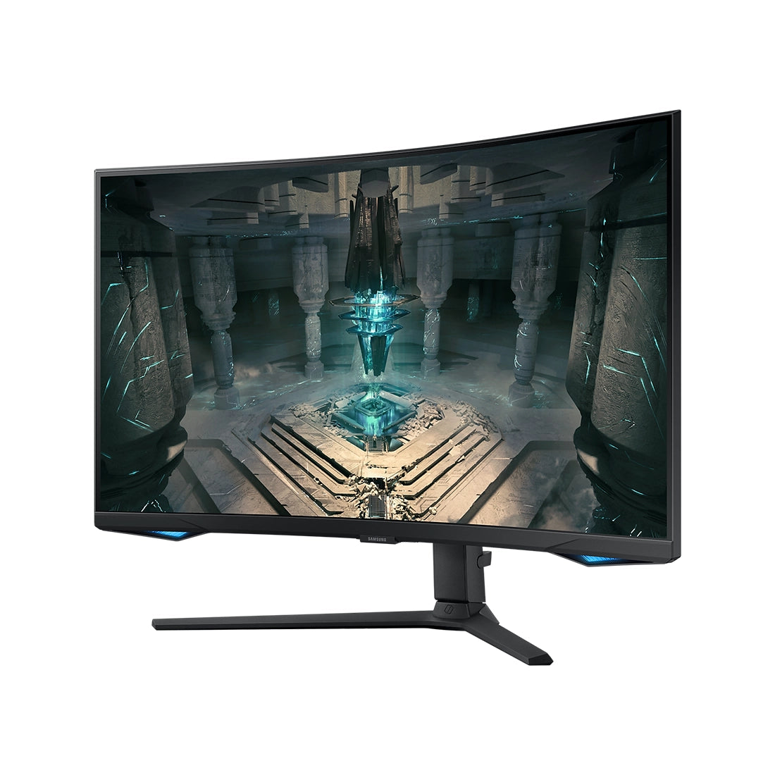 Monitor gamer curvo Samsung Odyssey de 32 pulgadas resolución 2K QHD 1440p con 240Hz de refresco y curvatura 1000R - Laptop Express Caracas