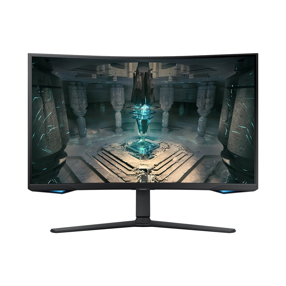 Monitor gamer curvo Samsung Odyssey de 32 pulgadas resolución 2K QHD 1440p con 240Hz de refresco y curvatura 1000R - Laptop Express Caracas
