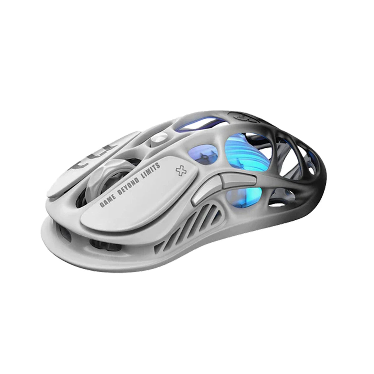 Mouse gamer inalámbrico GravaStar Mercury M1 Pro en aleación de magnesio color negro degradado con sensor PAW3395 de 26k DPI - Laptop Express Caracas
