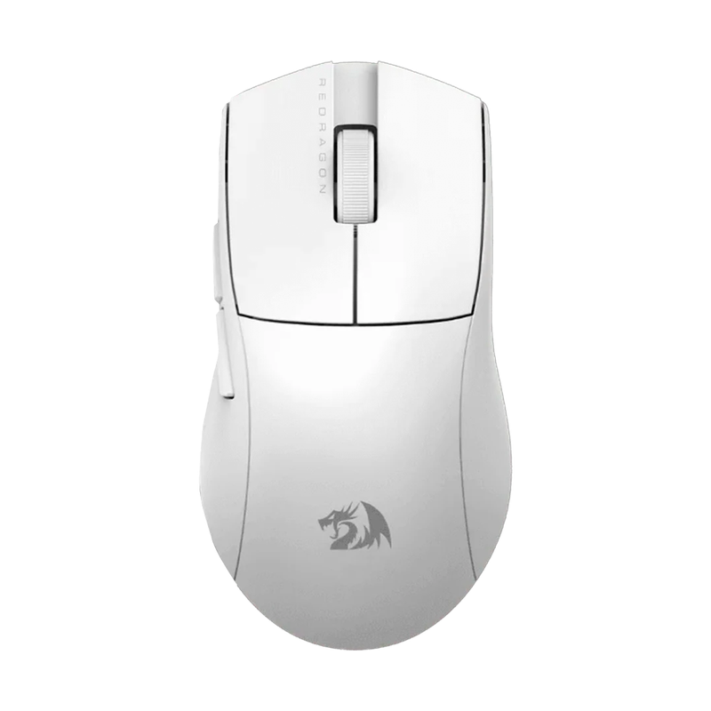 Mouse gamer inalámbrico ultra ligero Redragon King Pro 4K M916 en color blanco con 26000 DPI, 5 botones y tasa de sondeo de 1000 Hz - Laptop Express Caracas