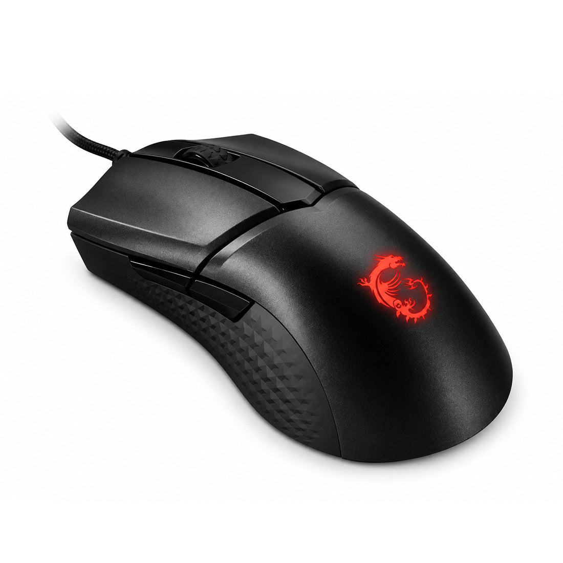 Mouse gamer ligero MSI Clutch GM31 con 12,000 DPI, 6 botones programables e iluminación RGB - Laptop Express Caracas