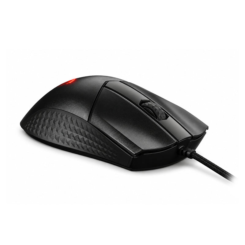 Mouse gamer ligero MSI Clutch GM31 con 12,000 DPI, 6 botones programables e iluminación RGB - Laptop Express Caracas