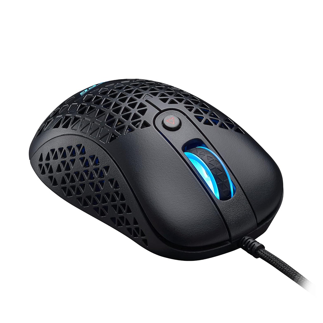 Mouse gamer cableado XPG Slingshot en color negro con sensor óptico de 12000 DPI, diseño ultra ligero, switches mecánicos e iluminación RGB - Laptop Express Caracas