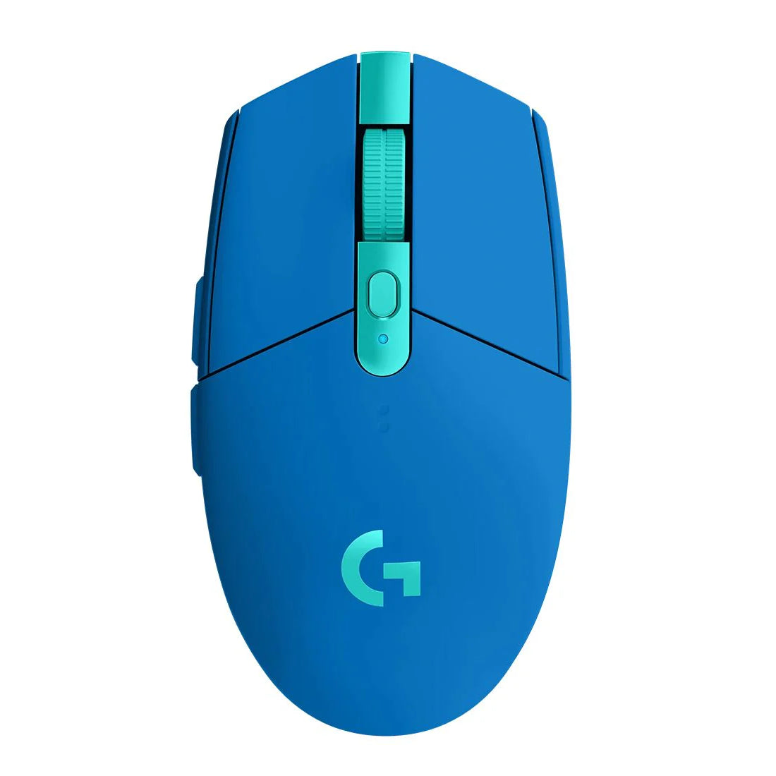 Mouse gamer inalambrico Logitech G304 Lightspeed en color azul con sensor HERO de 12000 DPI, tecnologia Lightspeed de 1 ms y 6 botones programables - Laptop Express Caracas