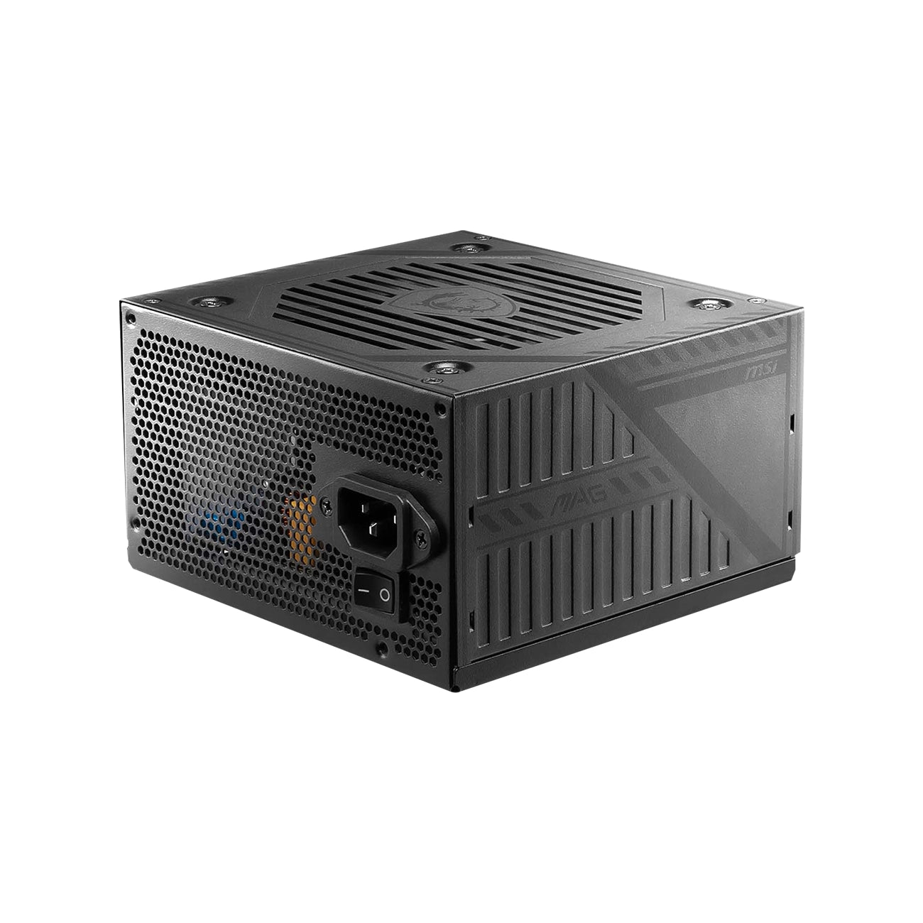 Fuente de poder MSI MAG A600DN 600W 80 Plus con cables planos negros - Laptop Express Caracas