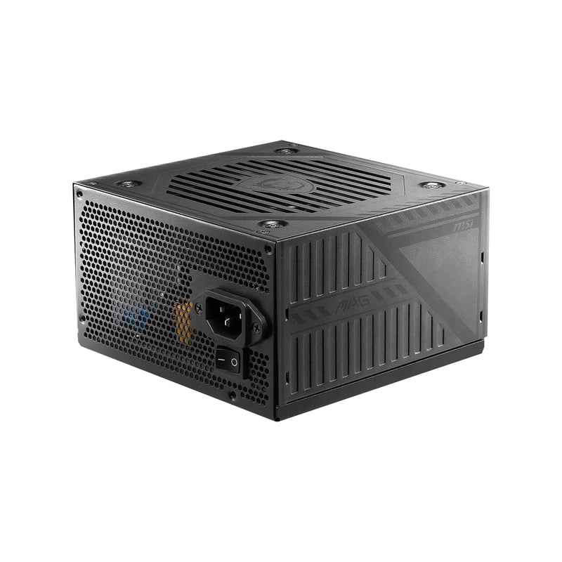 Fuente de poder MSI MAG A600DN 600W 80 Plus con cables planos negros - Laptop Express Caracas