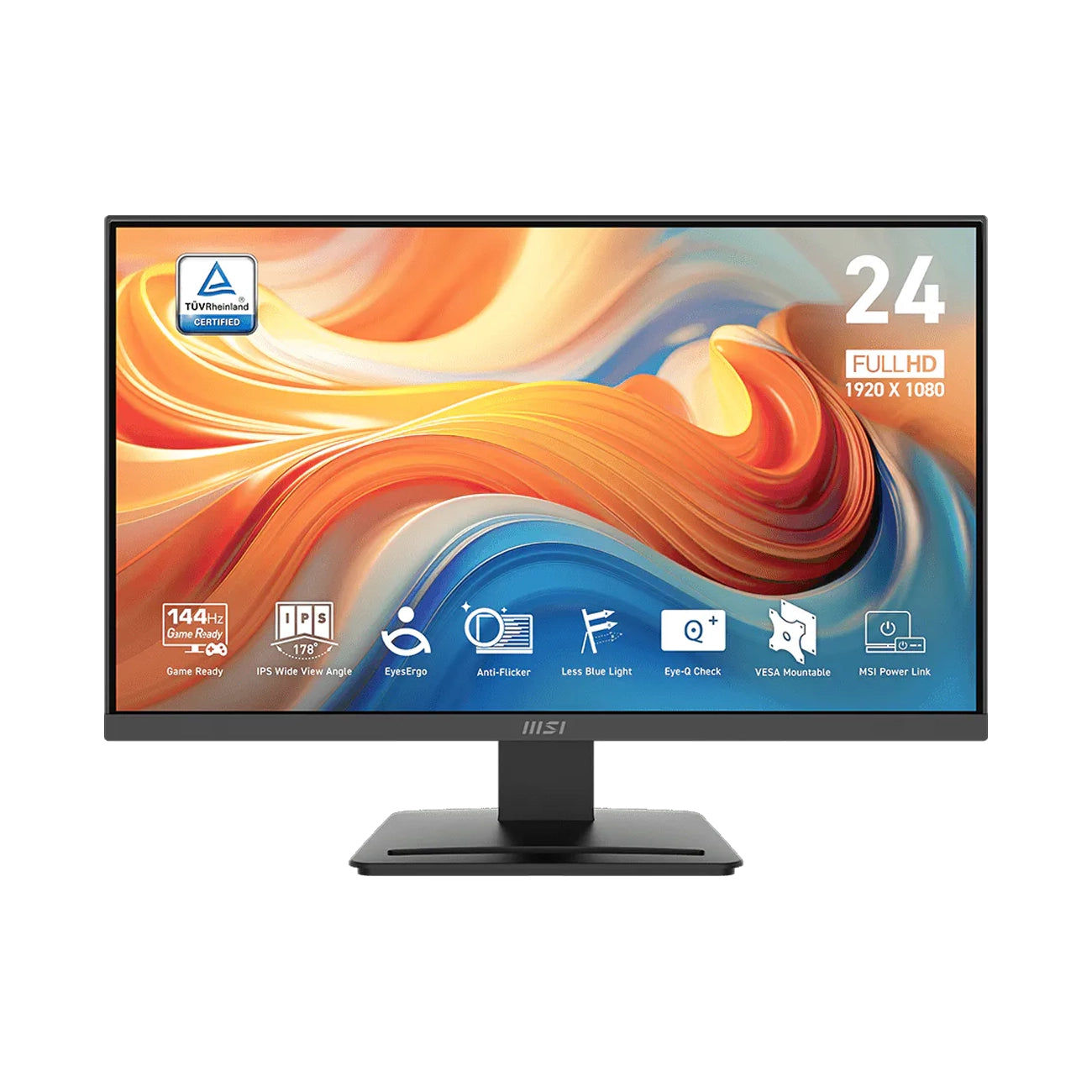 Monitor MSI PRO MP243X 23.8 pulgadas IPS 144Hz Full HD con altavoces - Laptop Express Caracas