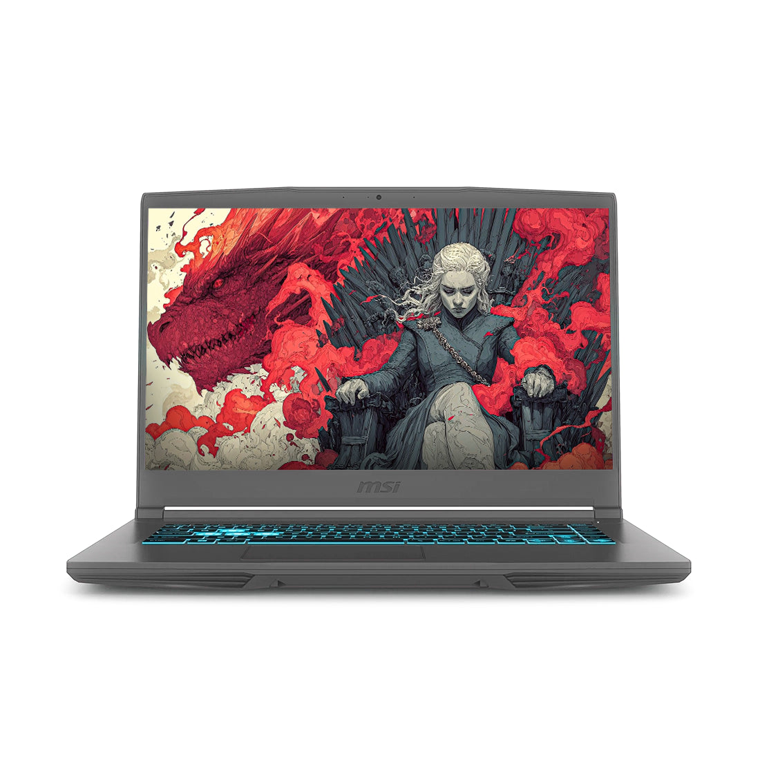 Laptop Gaming MSI Thin 15 B13VE gris con teclado retroiluminado azul y pantalla de 144Hz - Laptop Express Caracas