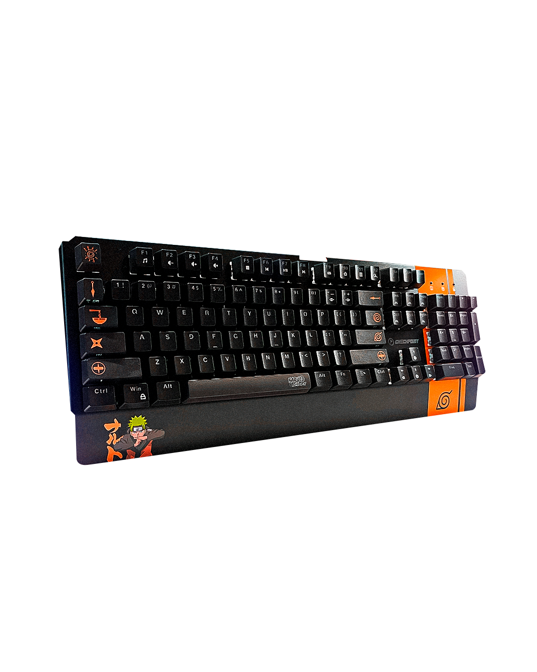 TECLADO MECANICO CHECKPOINT NARUTO KX-500 LEAF NINJA USB/ MECANICO/ RGB-2