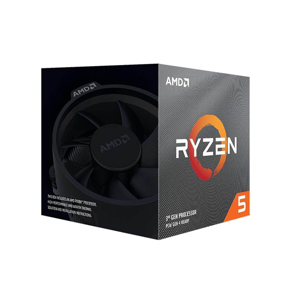 Procesador AMD Ryzen 5 3400G en su caja original sellada con ventilador Wraith Spire incluido y gráficos integrados Radeon RX Vega 11 - Laptop Express Caracas