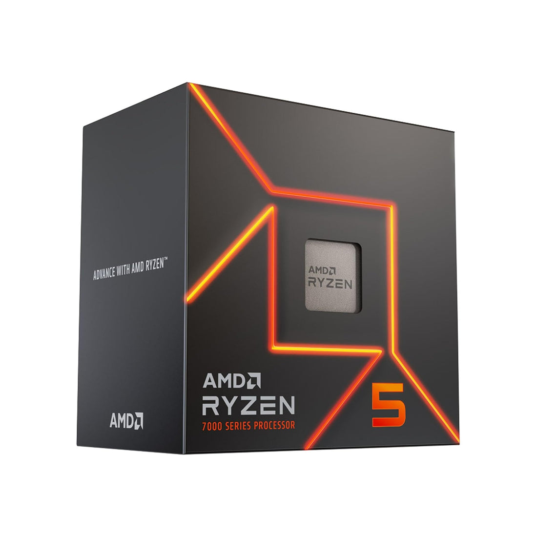 Procesador AMD Ryzen 5 7600 para socket AM5 con 6 núcleos, frecuencia de 3.8 GHz a 5.1 GHz y gráficos integrados Radeon - Laptop Express Caracas