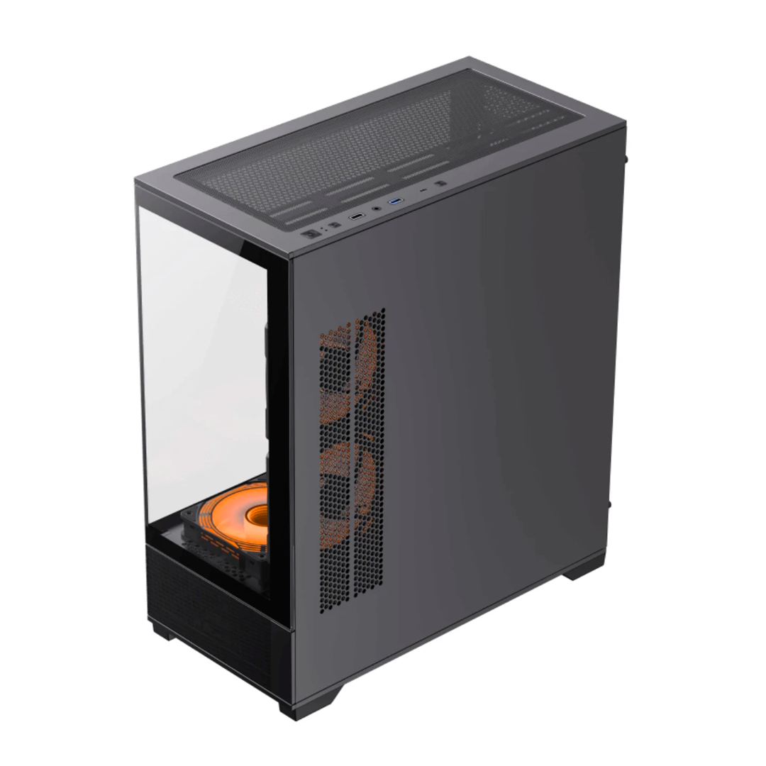 CASE GAMEMAX  VISTA NEGRO MICRO ATX ( INCLUYE 3 FANES  RGB)-3