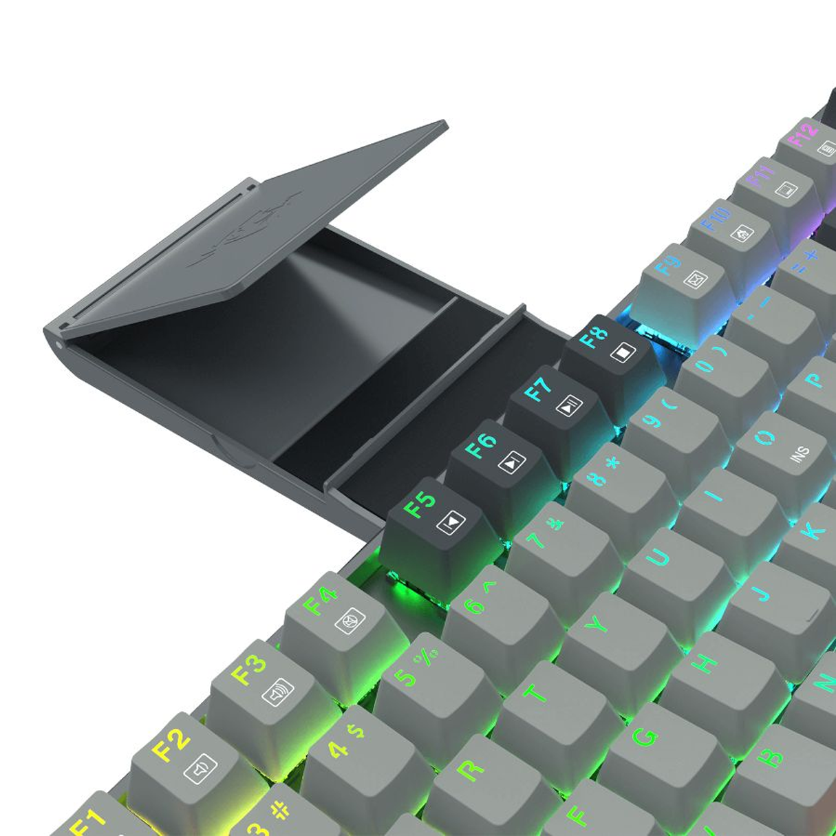 TECLADO MECANICO REDRAGON OLAF NEGRO - GRIS K648GG-RGB-5