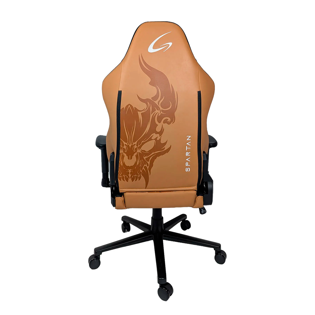 Silla gamer y de oficina ergonómica Jemip Spartan en color caramelo con reposabrazos ajustables y respaldo reclinable de alta resistencia - Laptop Express Caracas