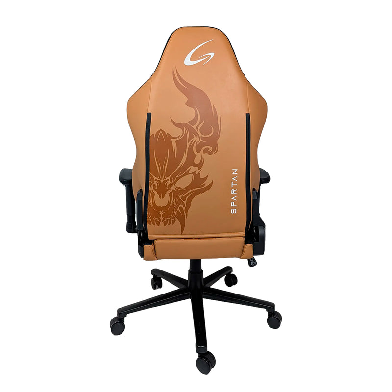 Silla gamer y de oficina ergonómica Jemip Spartan en color caramelo con reposabrazos ajustables y respaldo reclinable de alta resistencia - Laptop Express Caracas