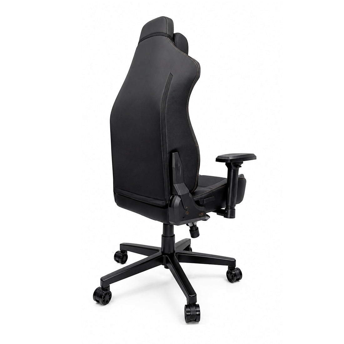 Silla gaming ergonómica JEMIP Infinity en color negro completo con mecanismo de mariposa y reposabrazos - Laptop Express Caracas