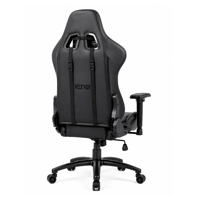 Silla gaming ergonómica JEMIP Seiryu en color negro con mecanismo de mariposa y reposabrazos acolchados - Laptop Express Caracas