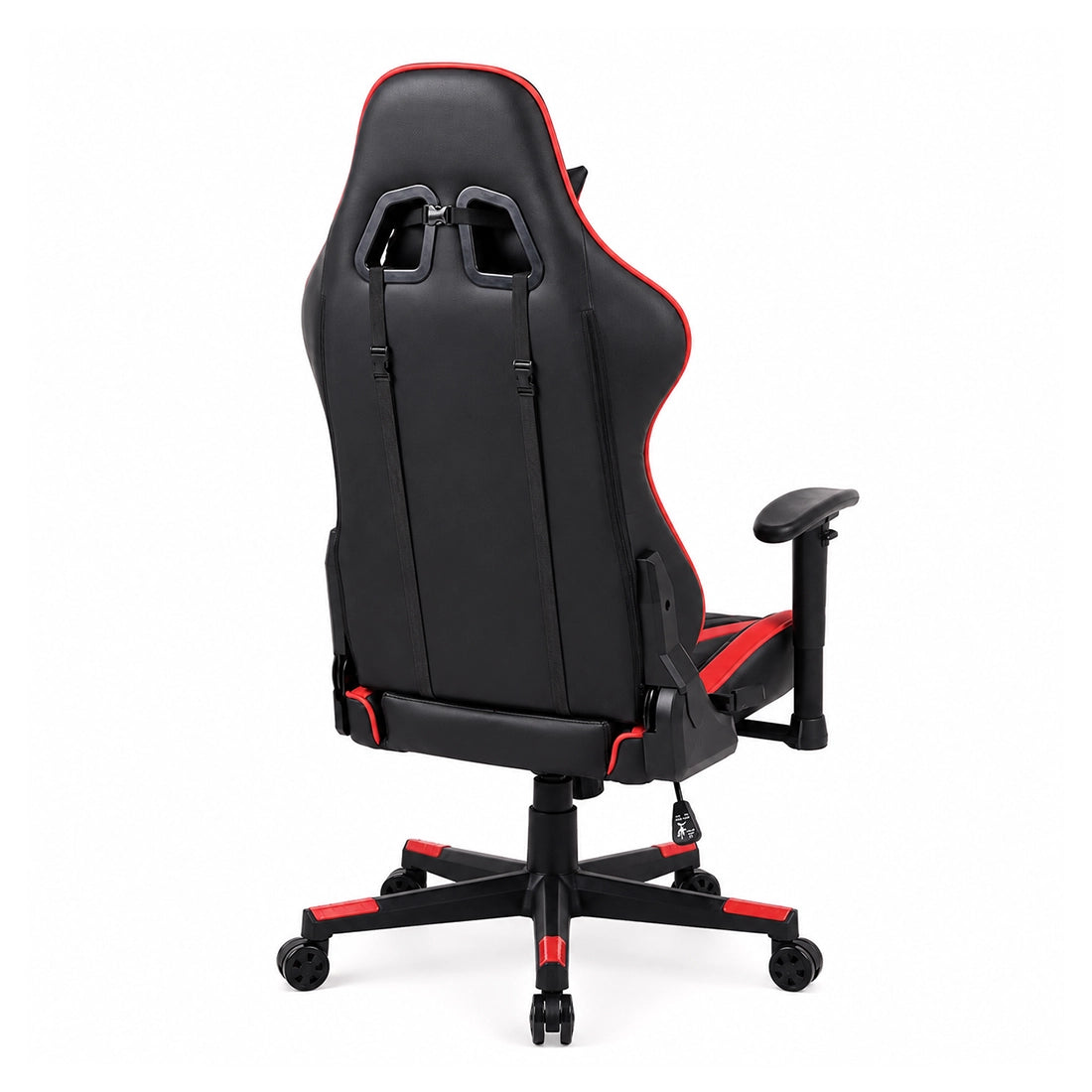 Silla gaming ergonómica Redragon Gaia C211-BR en color negro y rojo con cojines lumbar y cervical - Laptop Express Caracas